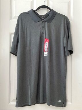 New - BCG Gray Performance Polo Shirt